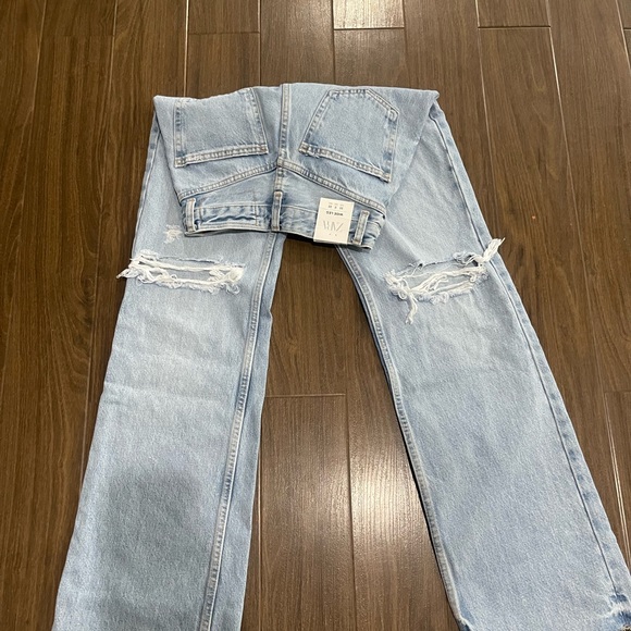 Zara blogger ripped blogger jeans